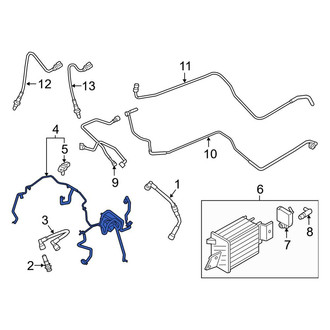 Ford OE - Front Rearward Vacuum Hose