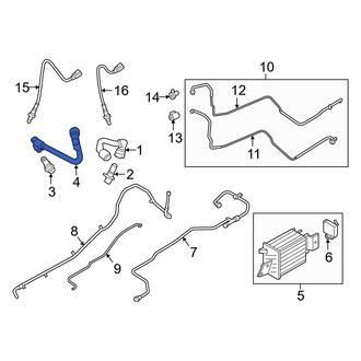 Ford OE - PCV Valve Hose