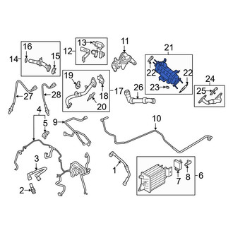 Ford OE - Exhaust Gas Recirculation (EGR) Cooler