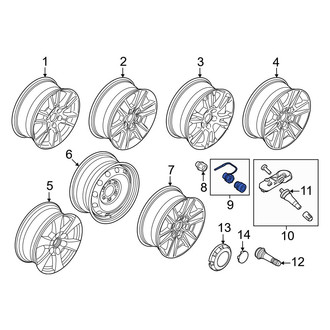 Ford OE - Wheel Lock Set