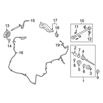 Ford OE - Front Suspension - Drive Axles (4WD)