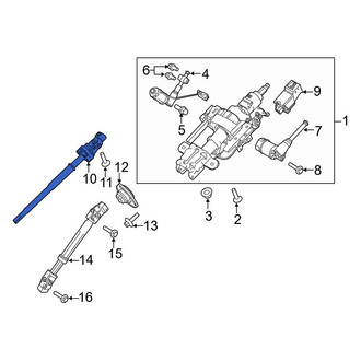 Ford OE - Upper Steering Shaft