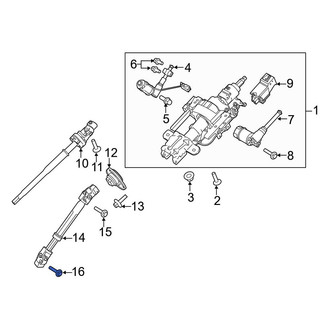 Ford OE - Center Steering Shaft Bolt