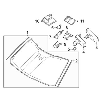 Ford OE - Windshield Glass