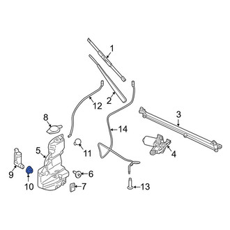 Ford OE - Windshield Washer Pump Grommet