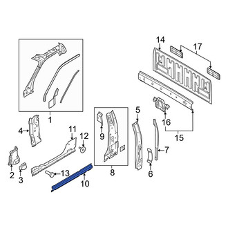 Ford OE - Right Rocker Panel Reinforcement