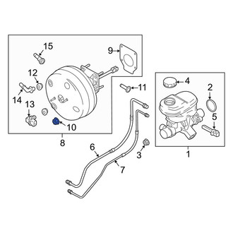 Ford OE - Power Brake Booster Nut