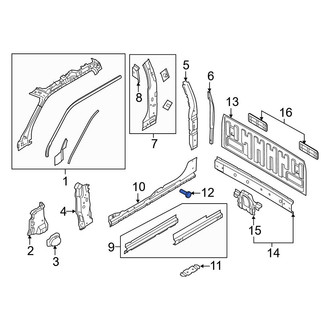 Ford OE - Rocker Panel Bolt
