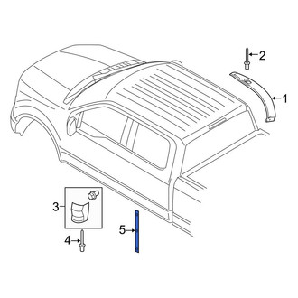 Ford OE - Left Side Body Trim Protector