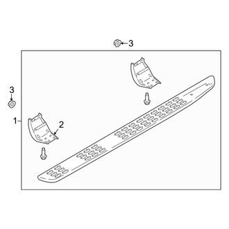 Ford OE - Cab - Running Board (Production, Type 4), (Lariat / SSV / XL / XLT SuperCab)