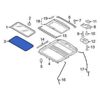 Ford OE - Sunroof Seal