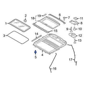 Ford OE - Sunroof Reinforcement Screw