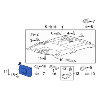Ford OE - Right Sun Visor