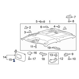 Ford OE - Sun Visor Holder Screw