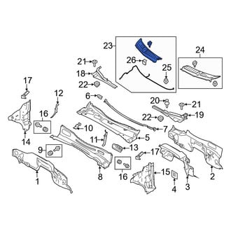 Ford OE - Front Right Cowl Cover