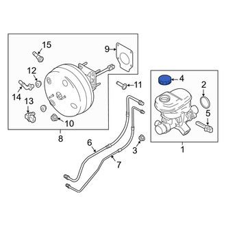 Ford OE - Brake Master Cylinder Reservoir Cap
