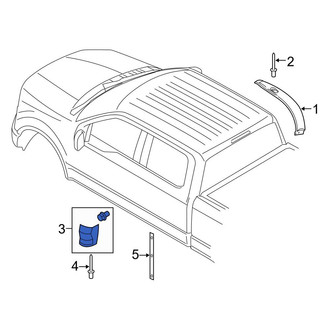 Ford OE - Right Truck Cab Corner Trim Panel