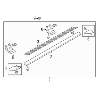 Ford OE - Cab - Running Board (Production, Type 2), (SuperCrew)