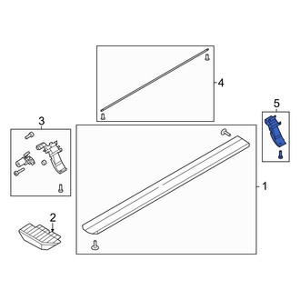Ford OE - Right Running Board Mounting Bracket