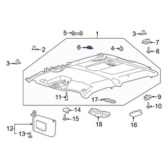 Ford OE - Headliner Clip
