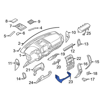 Ford OE - Right Instrument Panel Trim Panel