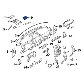 Ford OE - Console Mat