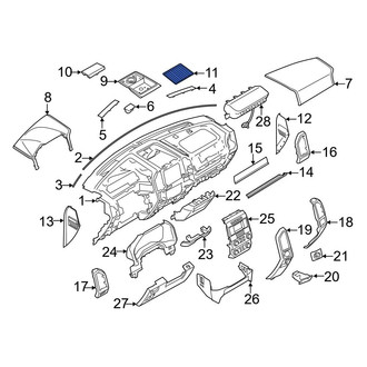 Ford OE - Console Mat