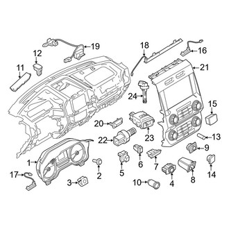 Ford OE - Instrument Panel - Cluster & Switches (King Ranch / Lariat / Limited / Platinum / SSV / XL / XLT)