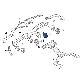 Ford OE - Right Inner Dashboard Air Vent