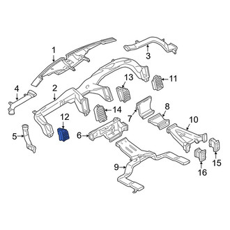 Ford OE - Left Outer Dashboard Air Vent