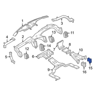 Ford OE - Center Right Dashboard Air Vent