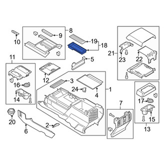 Ford OE - Console Compartment