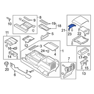 Ford OE - Center Console Latch