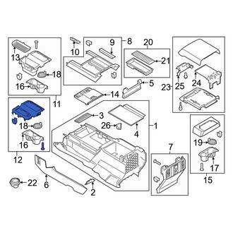 Ford OE - Automatic Transmission Shift Cover Plate