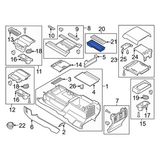 Ford OE - Console Compartment