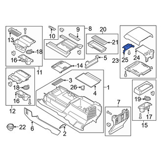 Ford OE - Center Console Latch