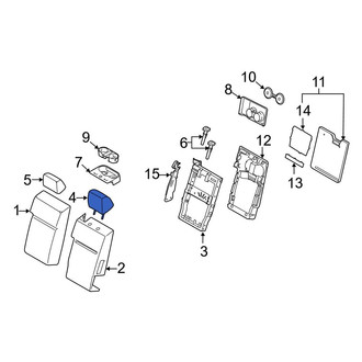 Ford OE - Front Center Headrest