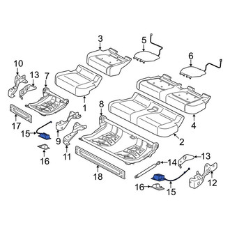 Ford OE - Rear Right Folding Seat Latch Release Handle