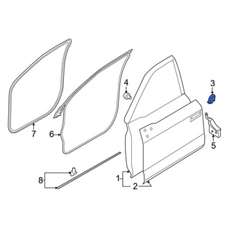 Ford OE - Front Upper Outer Instrument Panel Air Duct
