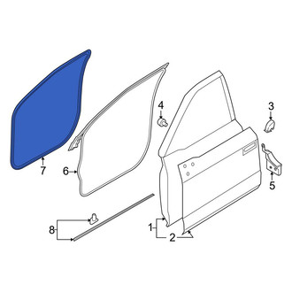 Ford OE - Front Left Inner Door Seal