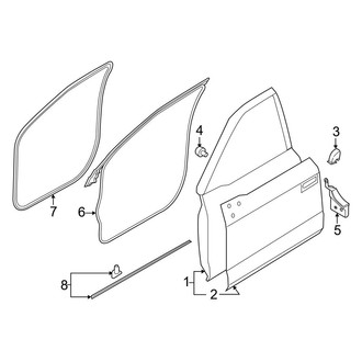 Ford OE - Front Door - Door & Components