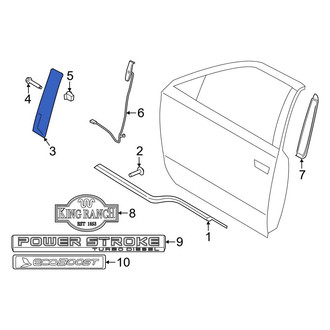 Ford OE - Front Left Door Applique