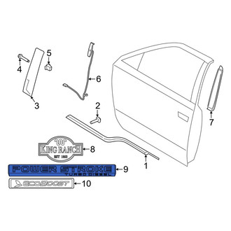 Ford OE - Front Right Door Emblem