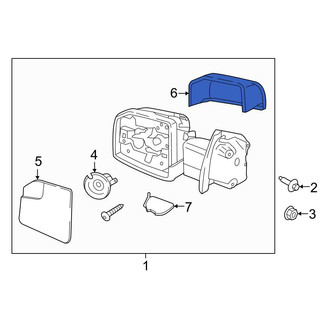 Ford OE - Front Left Outer Door Mirror Cover