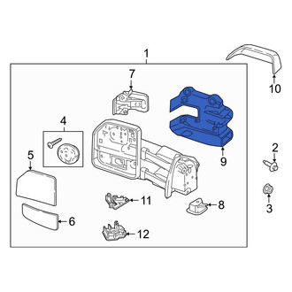 Ford OE - Front Right Upper Door Mirror Cover