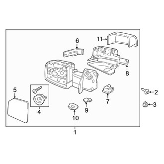 Ford OE - Front Door - Outside Mirrors (With Power Fold)