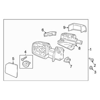 Ford OE - Front Door - Outside Mirrors (W/O Power Fold, With Signals)