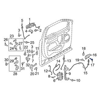 Ford OE - Door Interior Trim Panel Bolt