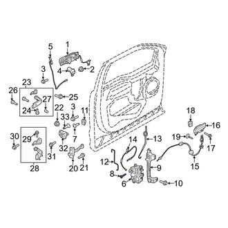 Ford OE - Door Latch Screw