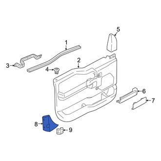 Ford OE - Front Right Door Trim Molding